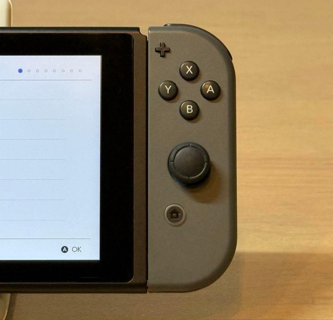 6-268 Switch 本体 新型 グレー 箱付き