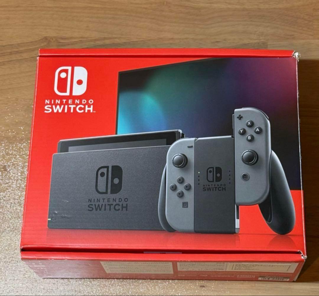 6-268 Switch 本体 新型 グレー 箱付き