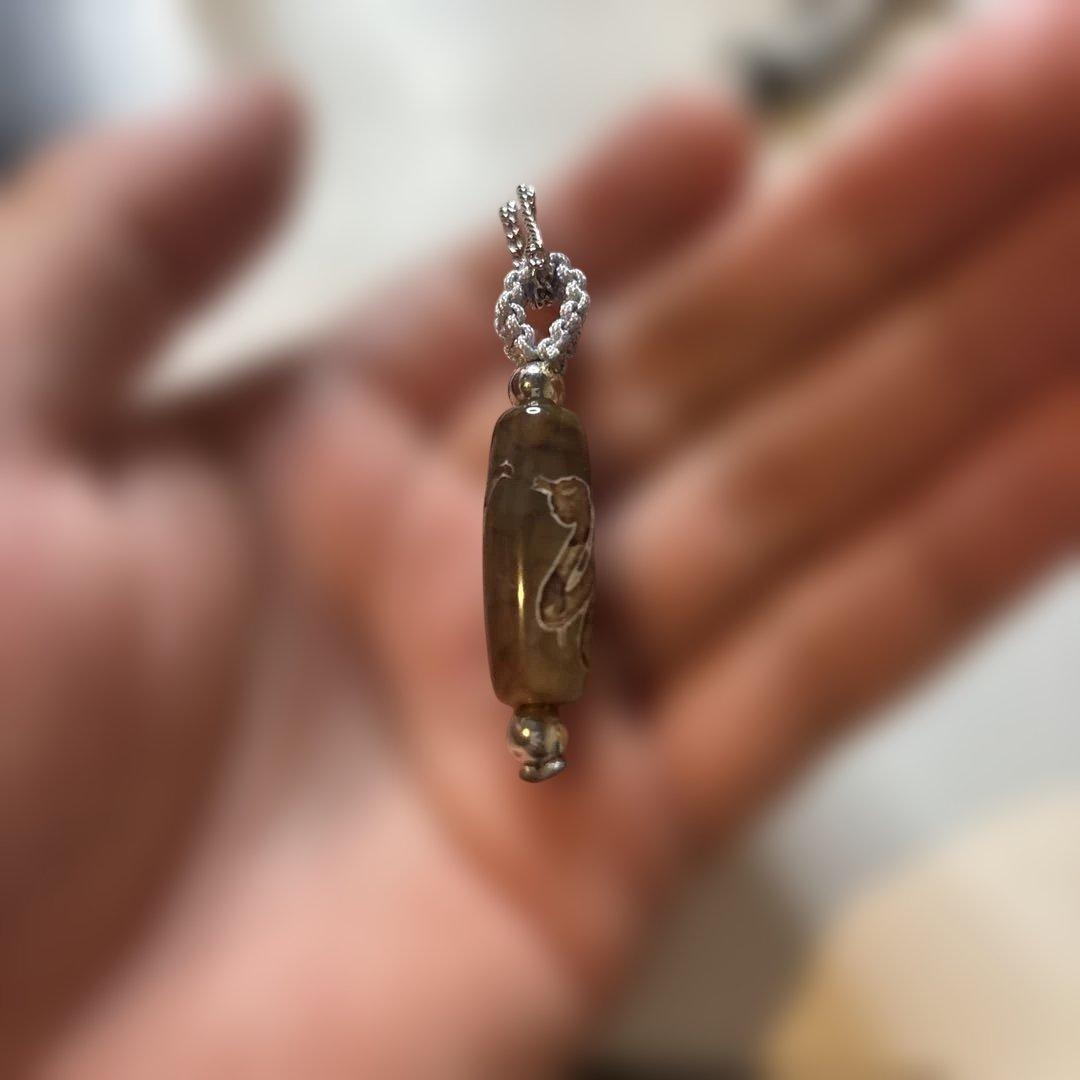 すっごいパワーの白蛇天珠さん！ゾクゾクする！