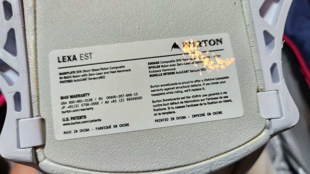 BURTON EST スノーボード 3点セット 138CM