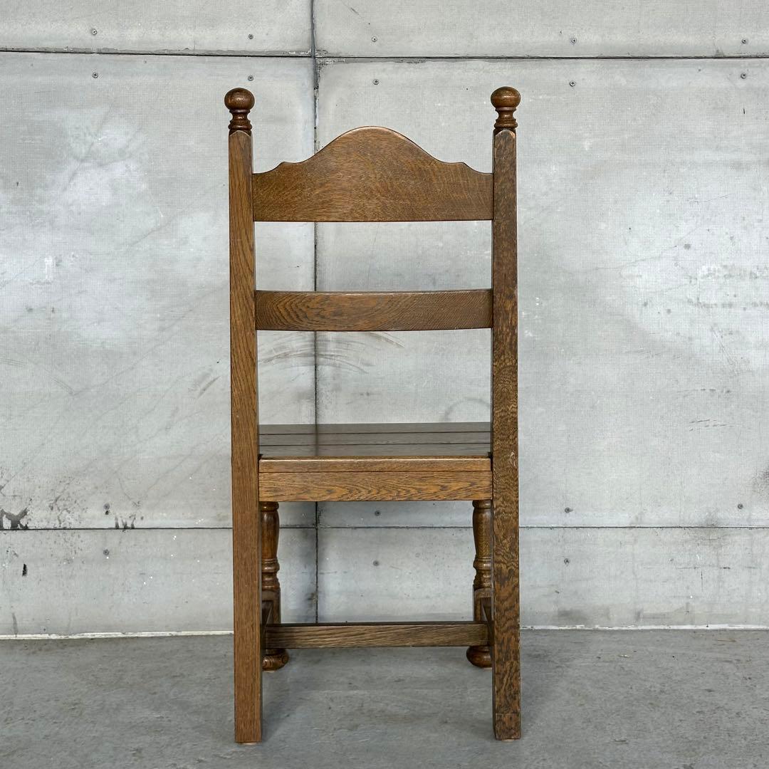 ✦昭和レトロ✦ オーク材 椅子｜ヴィンテージ ダイニングチェア｜無垢木製①