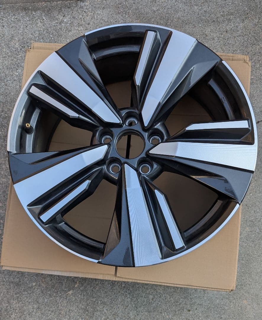 日産X トレイル19インチ 純正ホイール ブラックポリッシュ1本