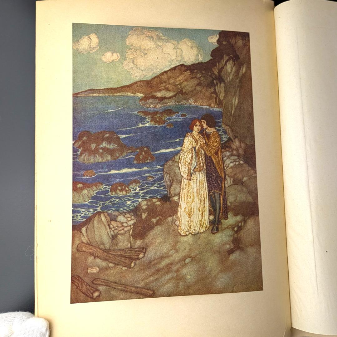 エドマンド・デュラック挿画 シェイクスピア『テンペスト』挿絵本 20世紀初頭刊