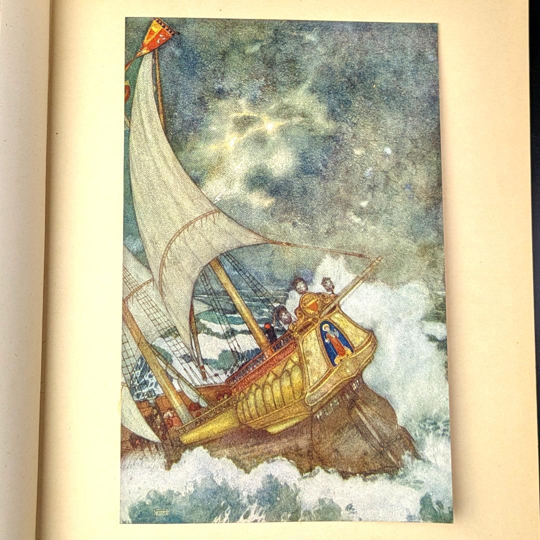 エドマンド・デュラック挿画 シェイクスピア『テンペスト』挿絵本 20世紀初頭刊