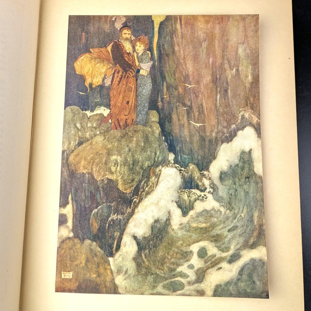エドマンド・デュラック挿画 シェイクスピア『テンペスト』挿絵本 20世紀初頭刊