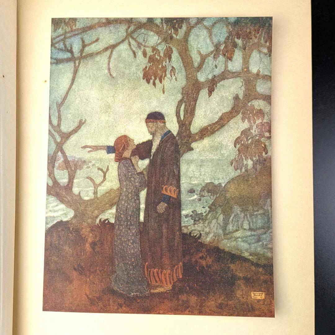 エドマンド・デュラック挿画 シェイクスピア『テンペスト』挿絵本 20世紀初頭刊