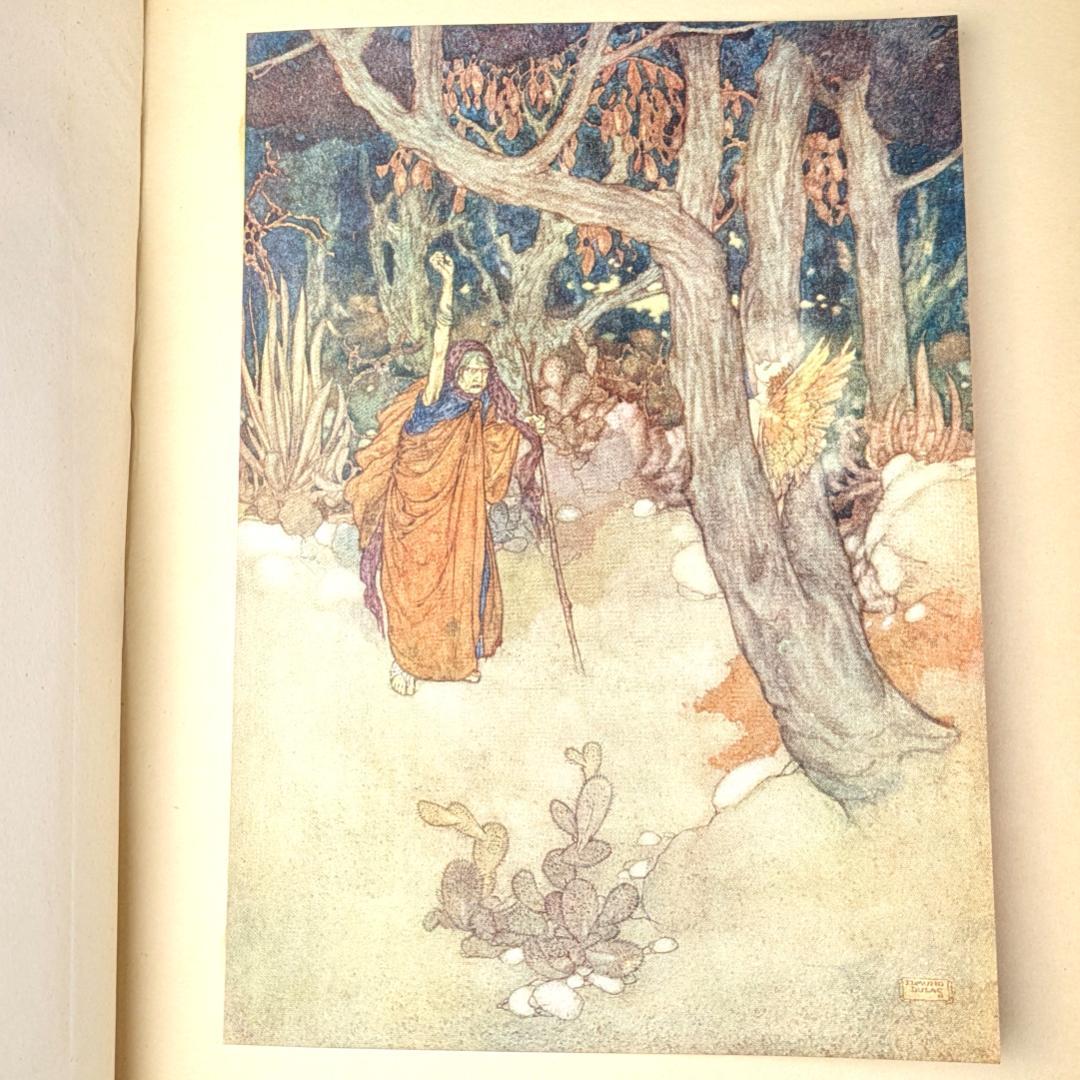 エドマンド・デュラック挿画 シェイクスピア『テンペスト』挿絵本 20世紀初頭刊