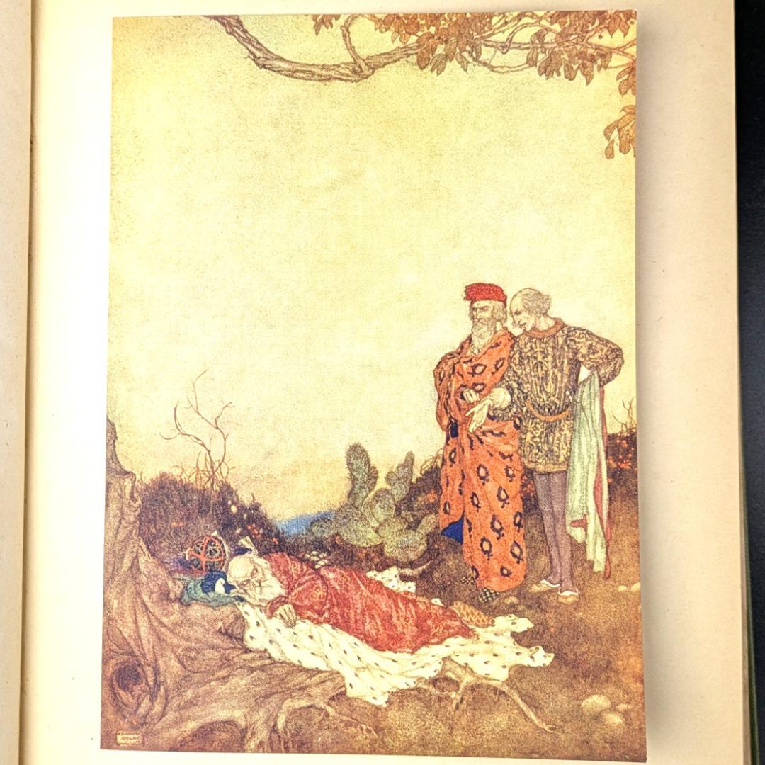 エドマンド・デュラック挿画 シェイクスピア『テンペスト』挿絵本 20世紀初頭刊