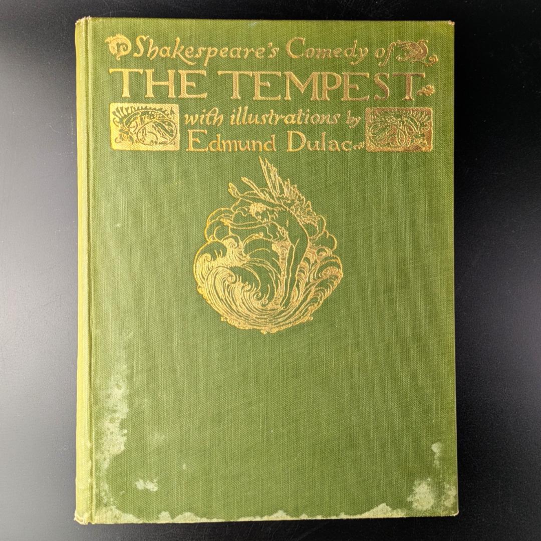 エドマンド・デュラック挿画 シェイクスピア『テンペスト』挿絵本 20世紀初頭刊