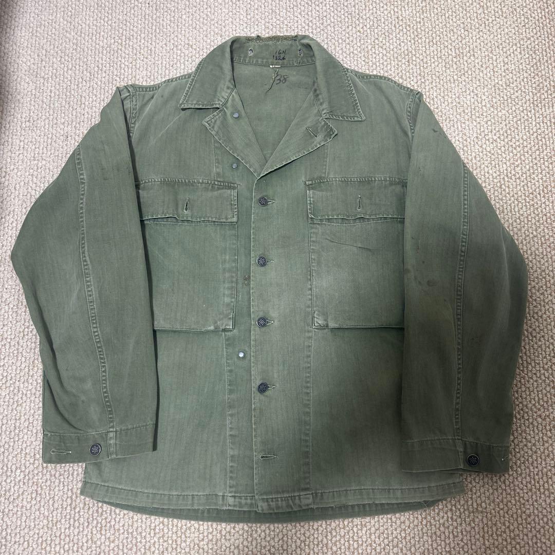 40s m43 HBTヘリンボーン　13スターボタン