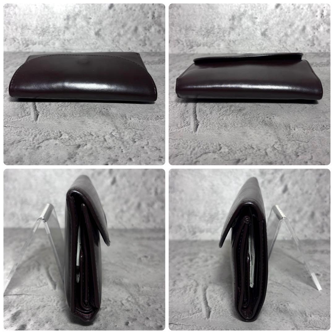 【よっこん！】ホワイトハウスコックス 3つ折り財布 ダークブラウン 茶