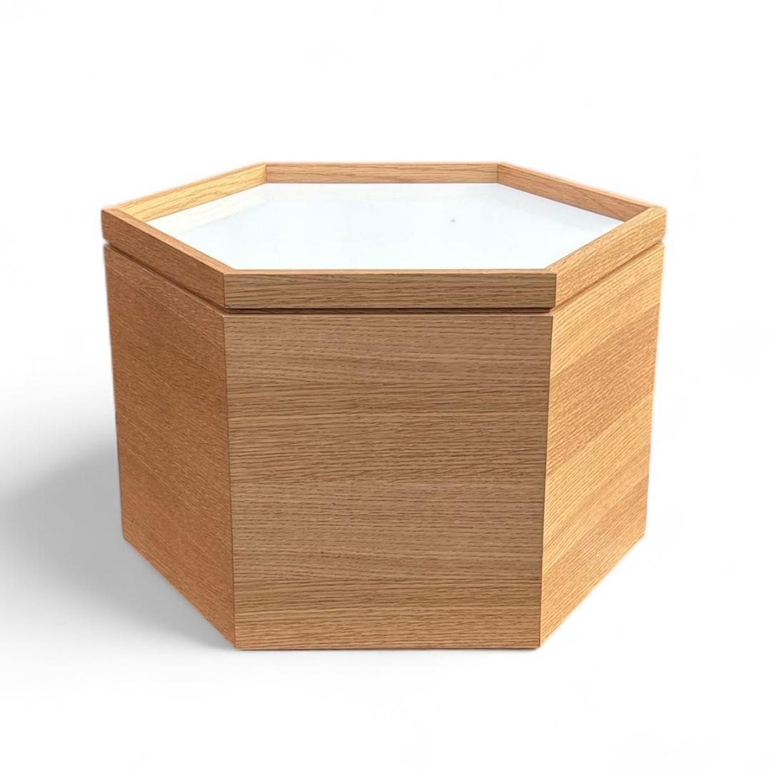 パモウナ カデンツァ エザーゴノ 収納BOX サイドテーブル 北欧 オーク材