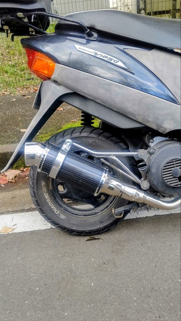 カーボンマフラー アドレスV125G　K6～K9