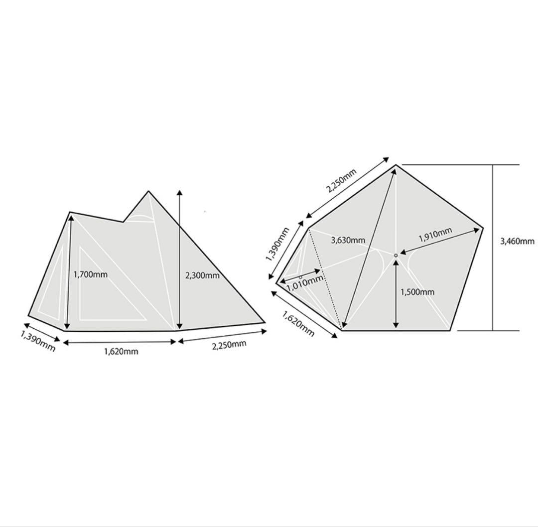 テンマクデザイン　サーカスコンフォートソロ（トリポット・メッシュインナーセット）
