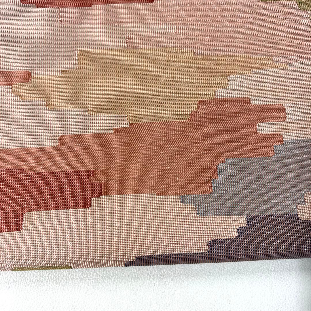 専用帯6221 ●俵屋 人間国宝 喜多川平朗 高級 正絹 全通松葉仕立て名古屋帯