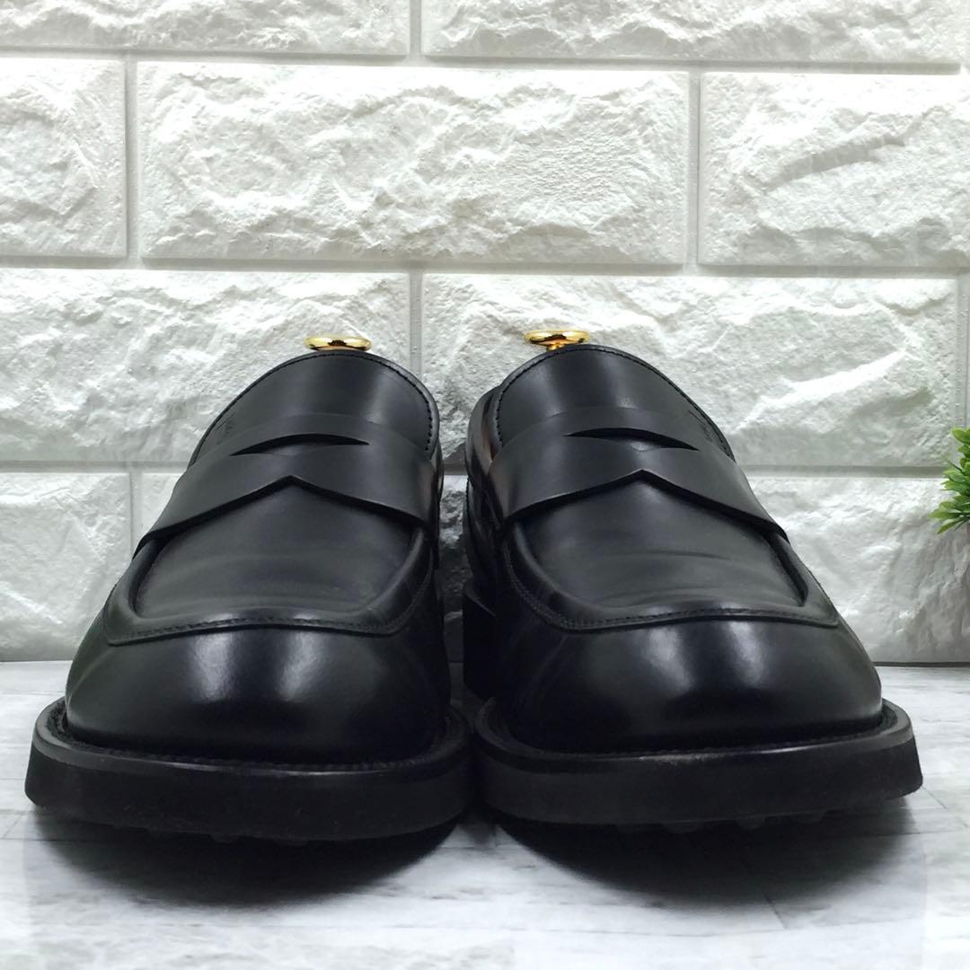 【美品】TOD'S トッズ Tタイムレス ローファー レザー 25.5 黒