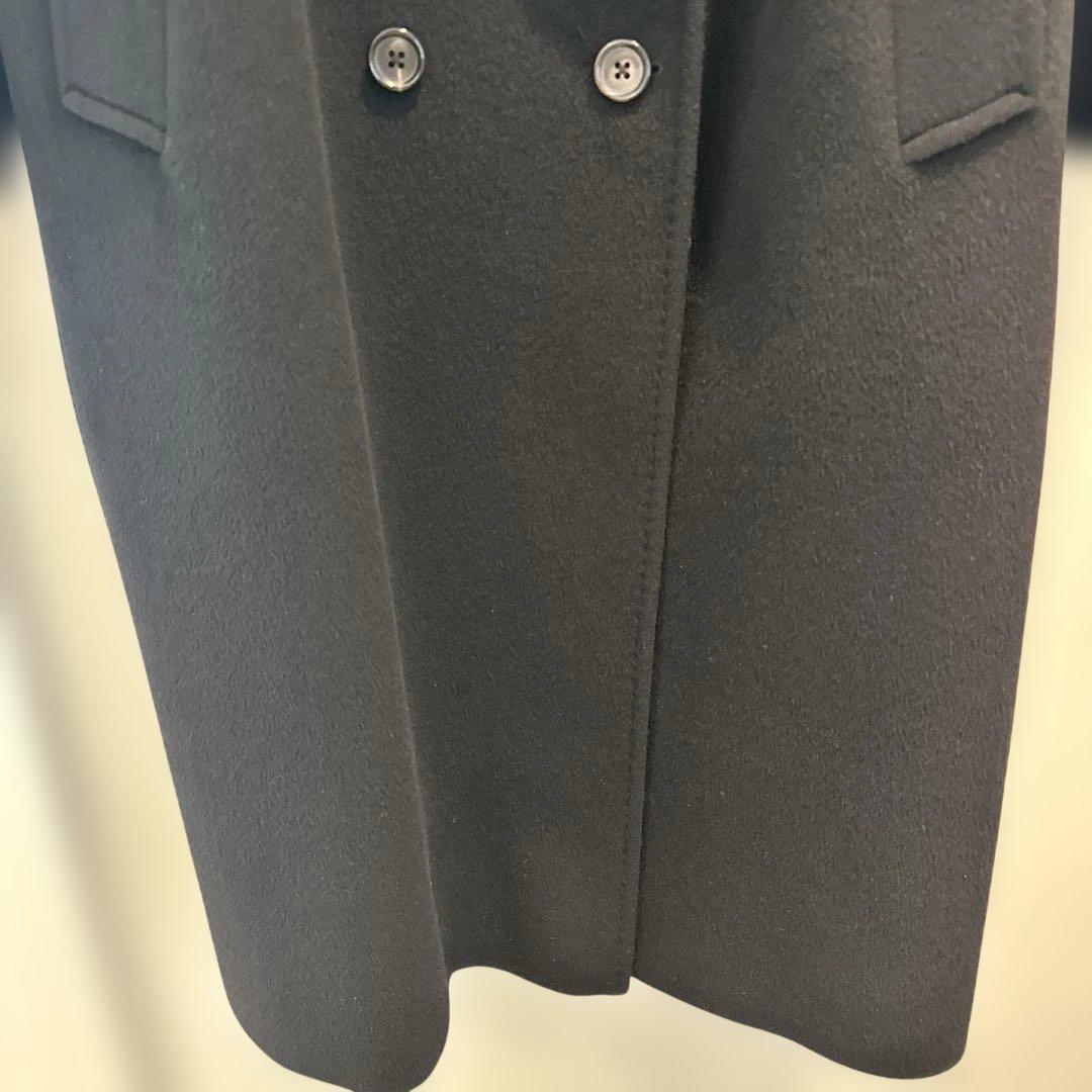 UNITED ARROWS ウール　ロングコート　黒　38 美品