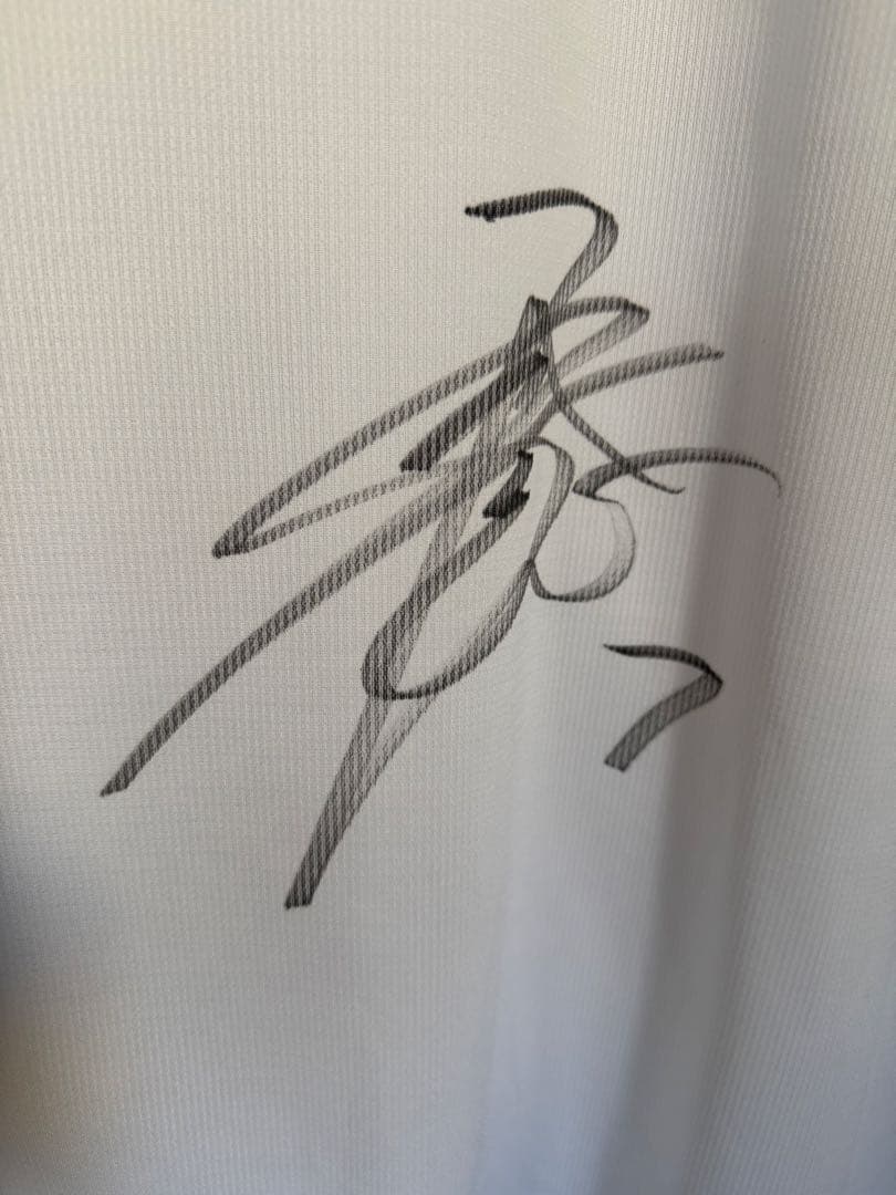 直筆サイン入り　ファイターズ　松本 剛 ♯7 ホームユニフォーム Lサイズ