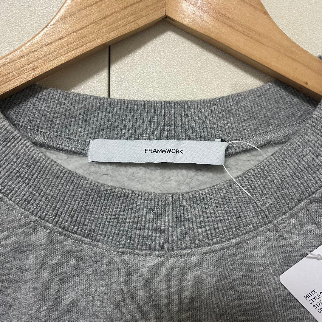 【新品】FRAMeWORK ラグランポンチョスエット　グレー