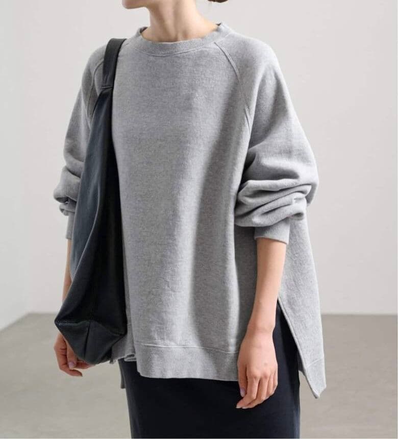 【新品】FRAMeWORK ラグランポンチョスエット　グレー