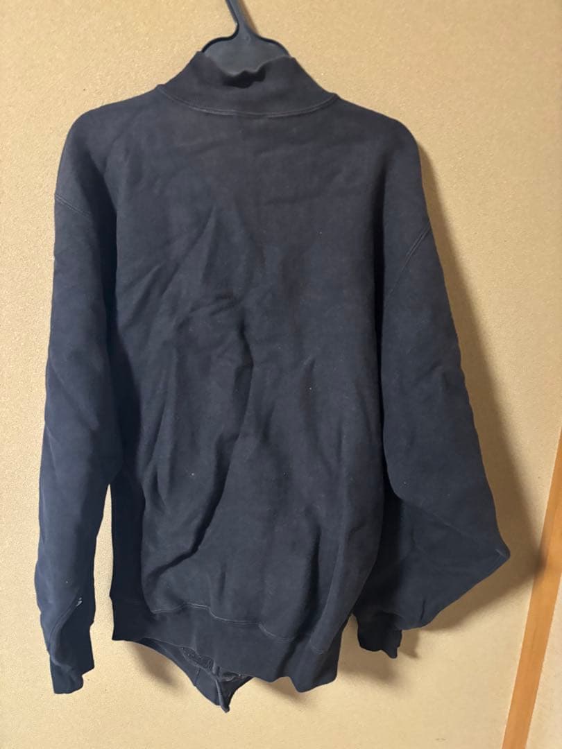 90s champion スナップカーディガン　黒　usa製