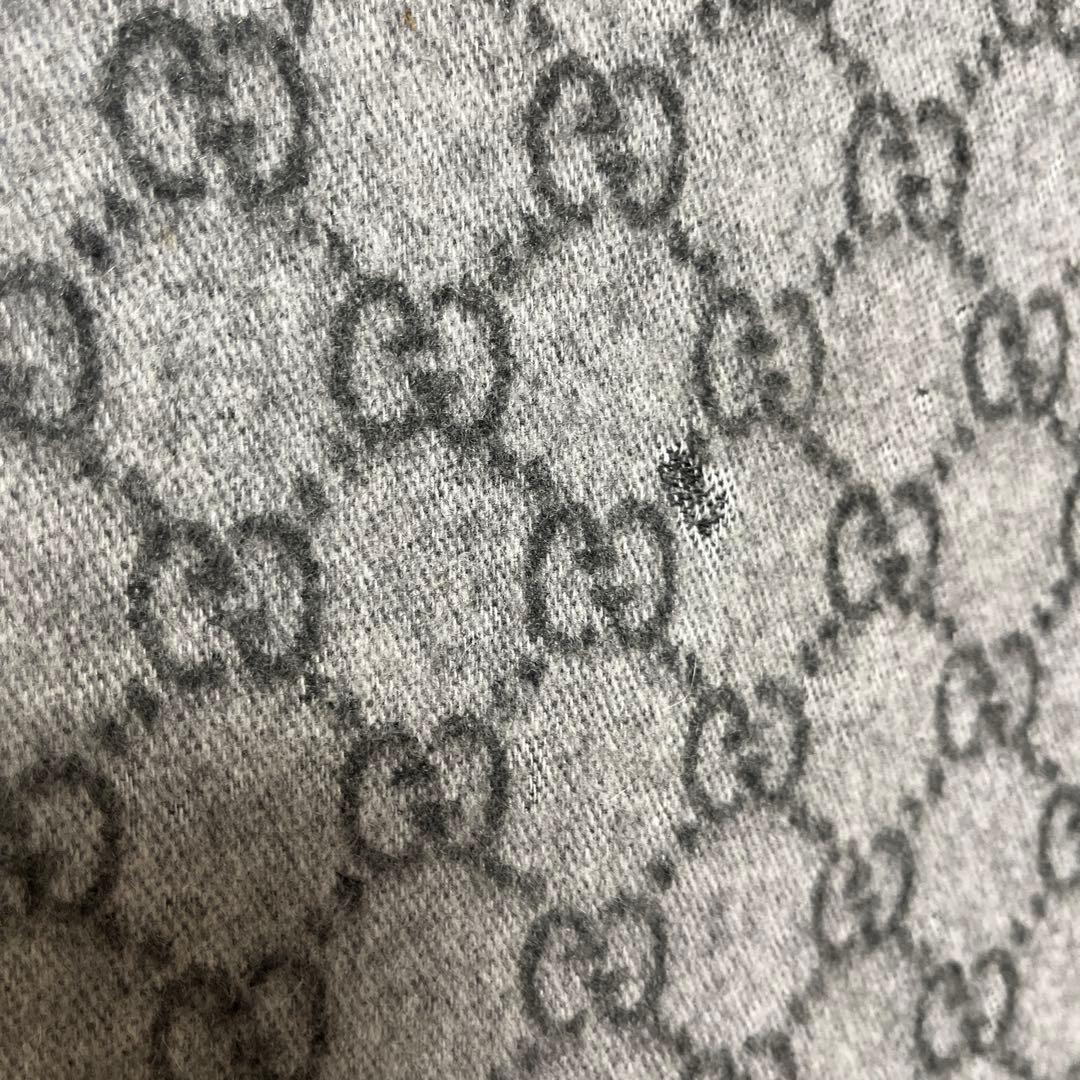 グッチ カシミヤマフラー リバーシブル