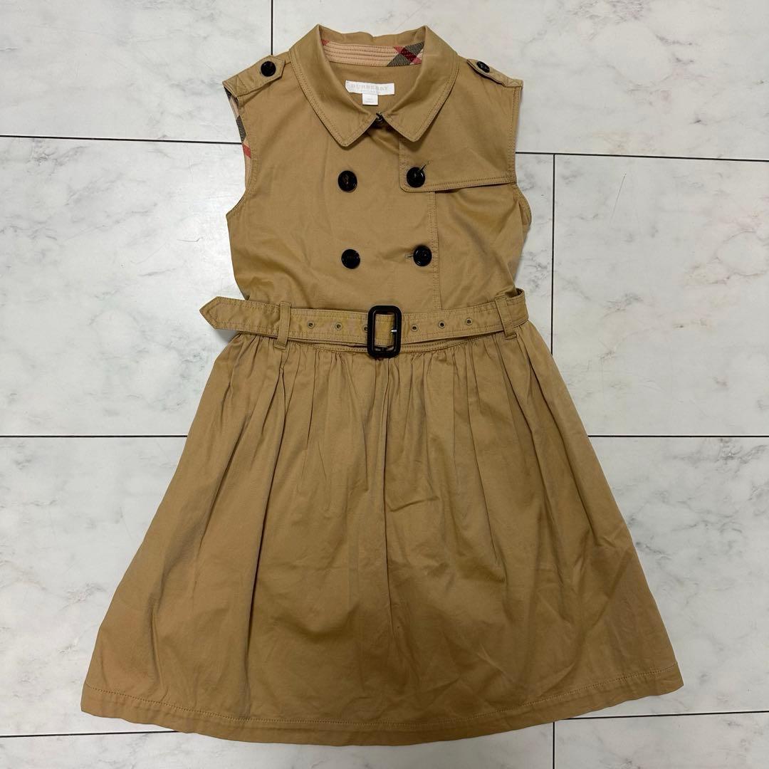 BURBERRY バーバリー　ノースリーブ　トレンチワンピース　トレンチコート