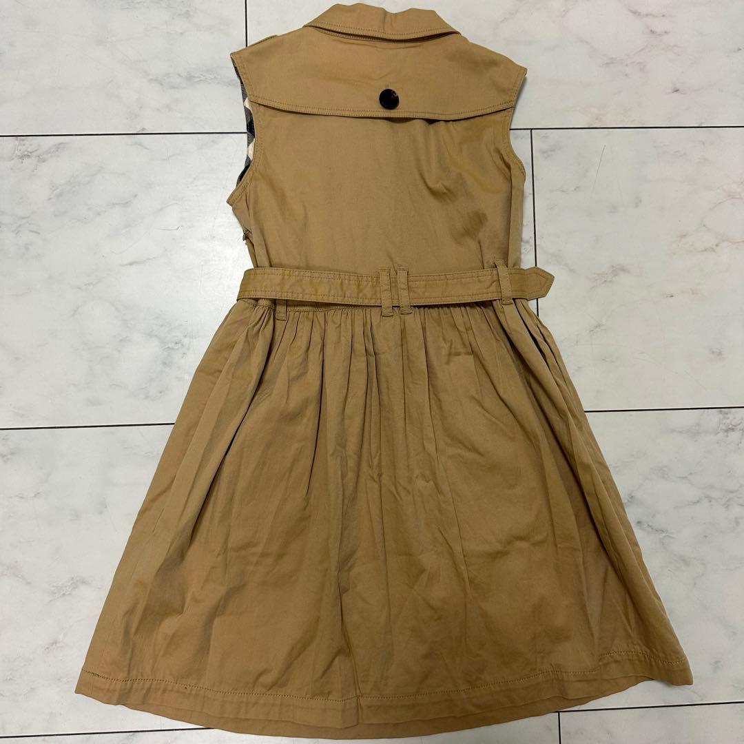 BURBERRY バーバリー　ノースリーブ　トレンチワンピース　トレンチコート