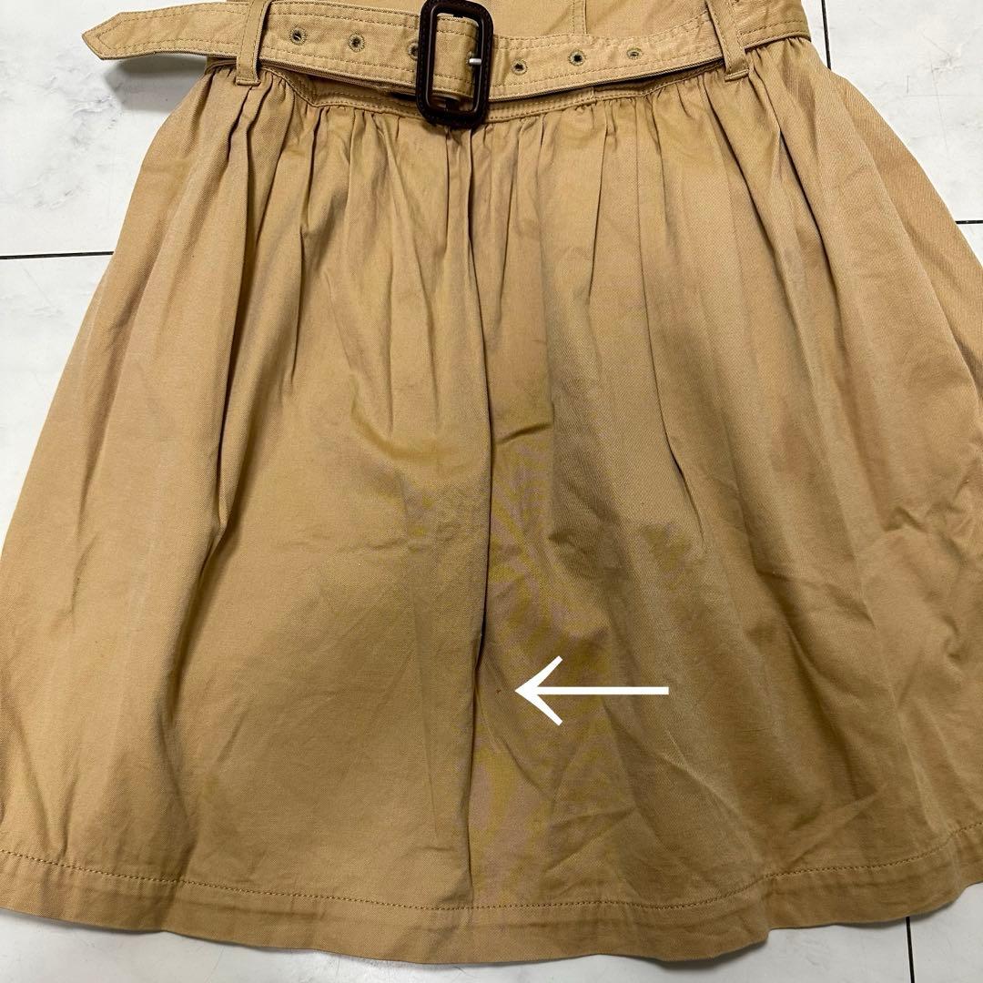 BURBERRY バーバリー　ノースリーブ　トレンチワンピース　トレンチコート