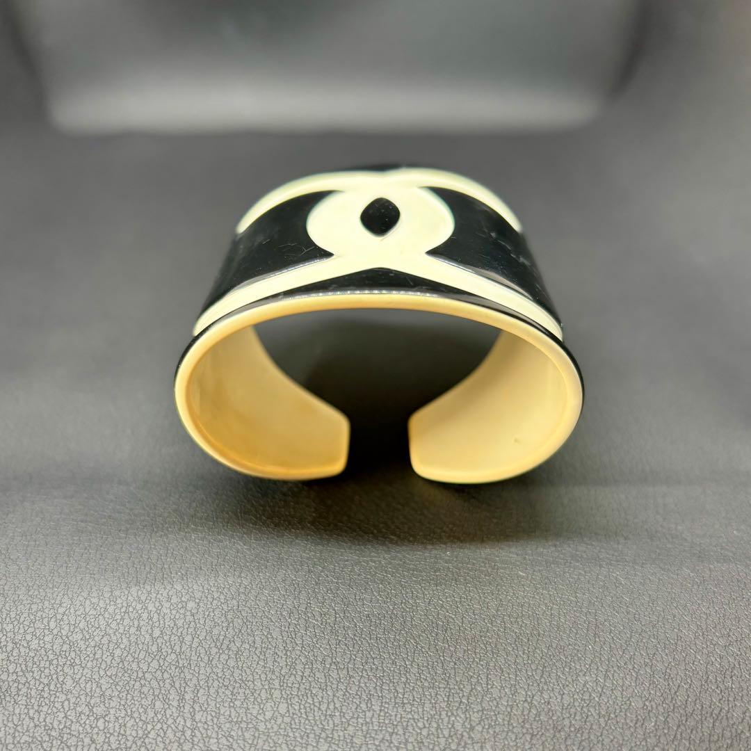 【シャネル】CHANEL ココマーク バングル ヴィンテージ プラスチック