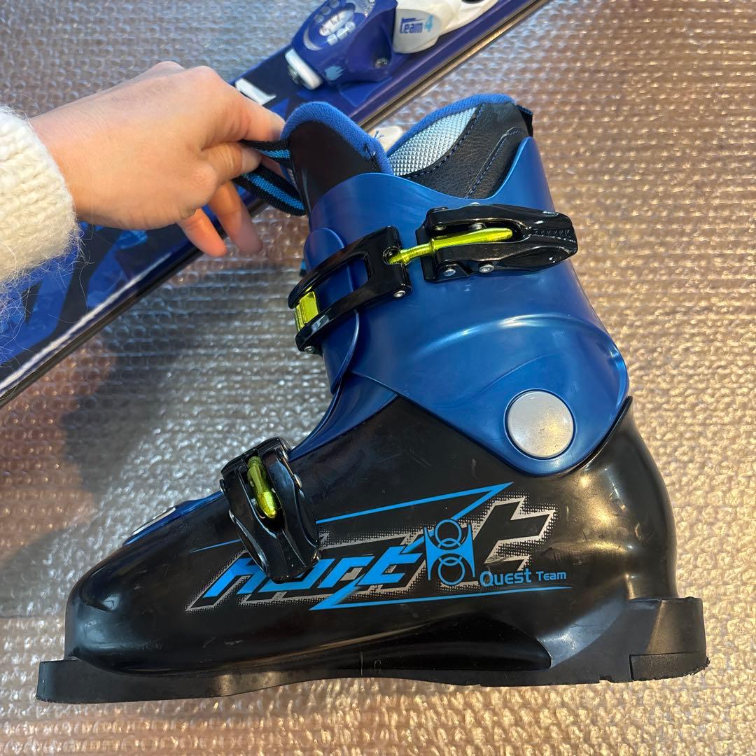 ジュニア　子供　スキーセット　スキーブーツ　Kazama Hart 22cm