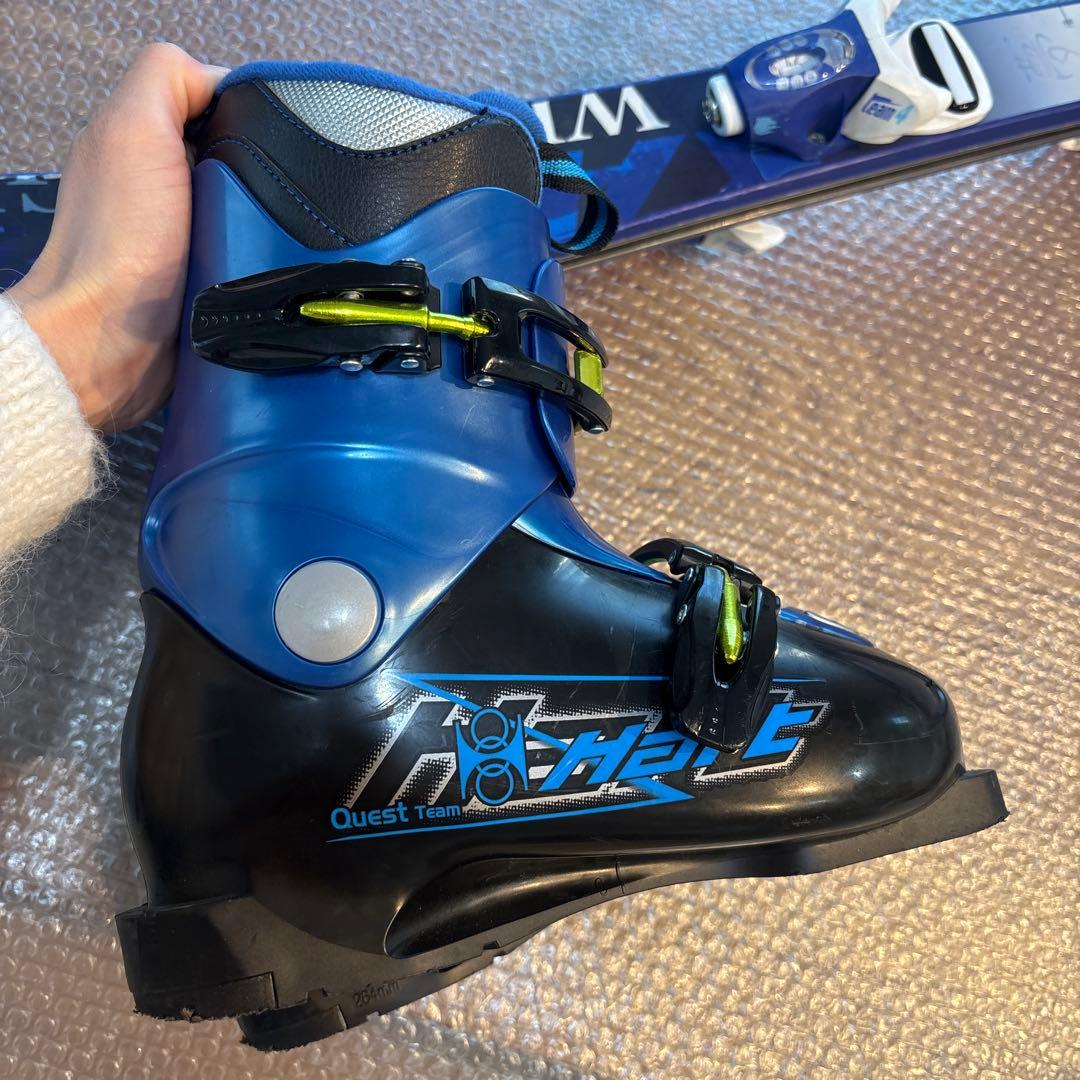 ジュニア　子供　スキーセット　スキーブーツ　Kazama Hart 22cm