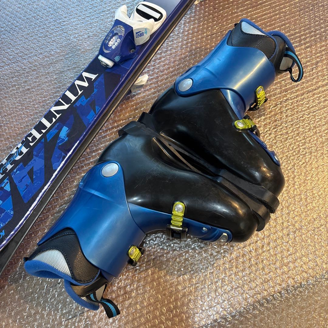 ジュニア　子供　スキーセット　スキーブーツ　Kazama Hart 22cm