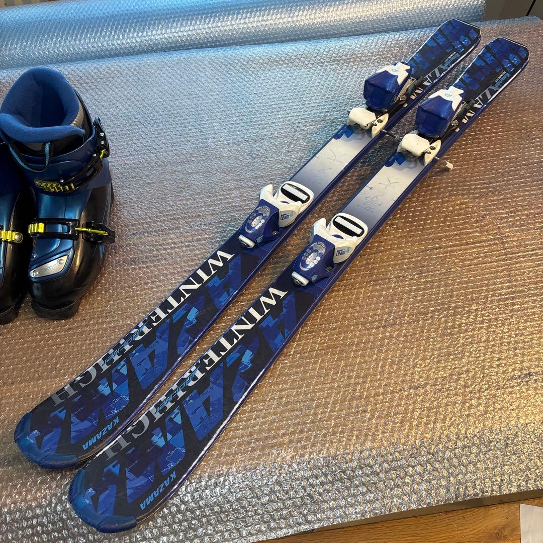 ジュニア　子供　スキーセット　スキーブーツ　Kazama Hart 22cm