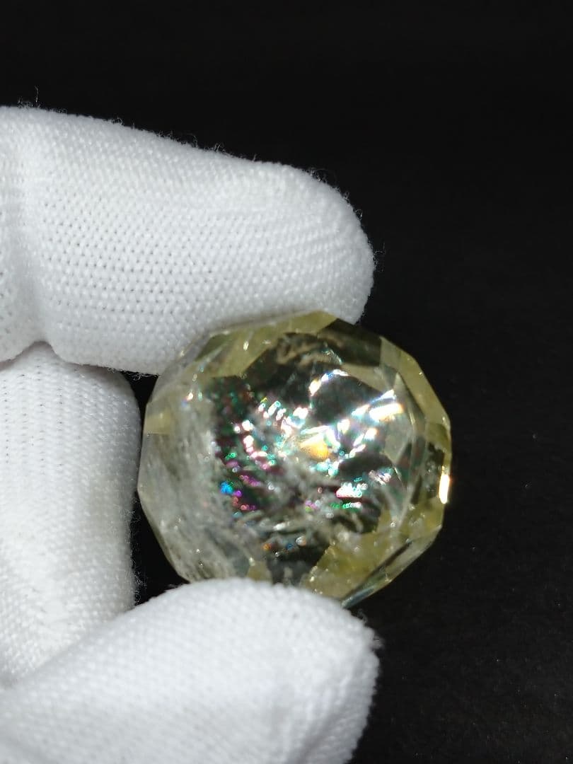 天然石■シトリン■多面カット玉■七星陣■これもマジやばいやつ■台座オマケ