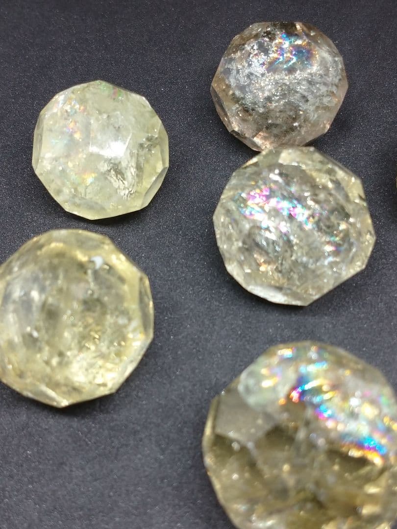 天然石■シトリン■多面カット玉■七星陣■これもマジやばいやつ■台座オマケ