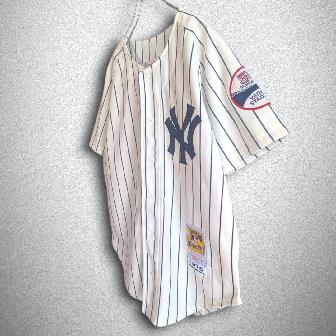 古着　ユニフォーム　NY　ヤンキース　1973　タウンユース　メンズL相当