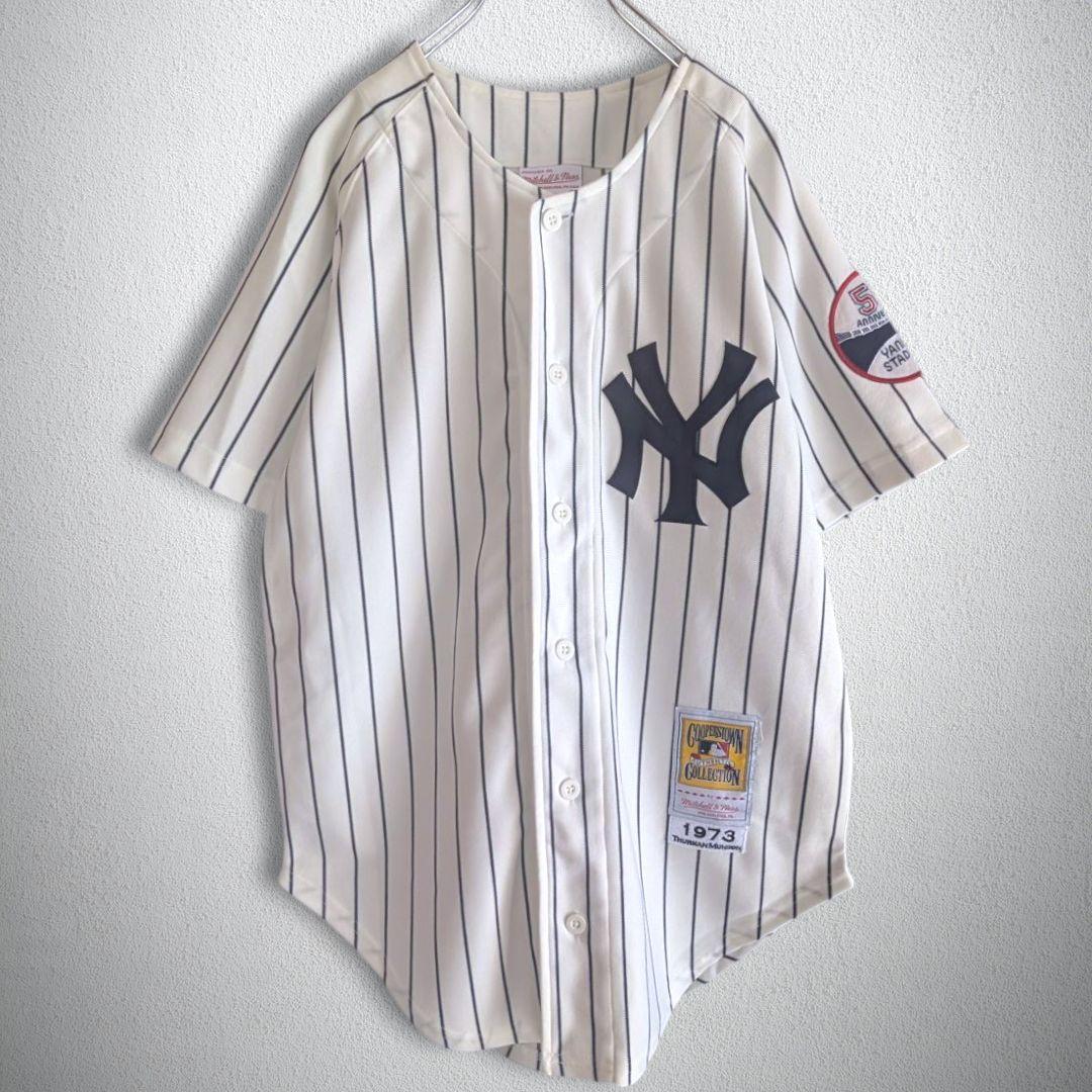 古着　ユニフォーム　NY　ヤンキース　1973　タウンユース　メンズL相当