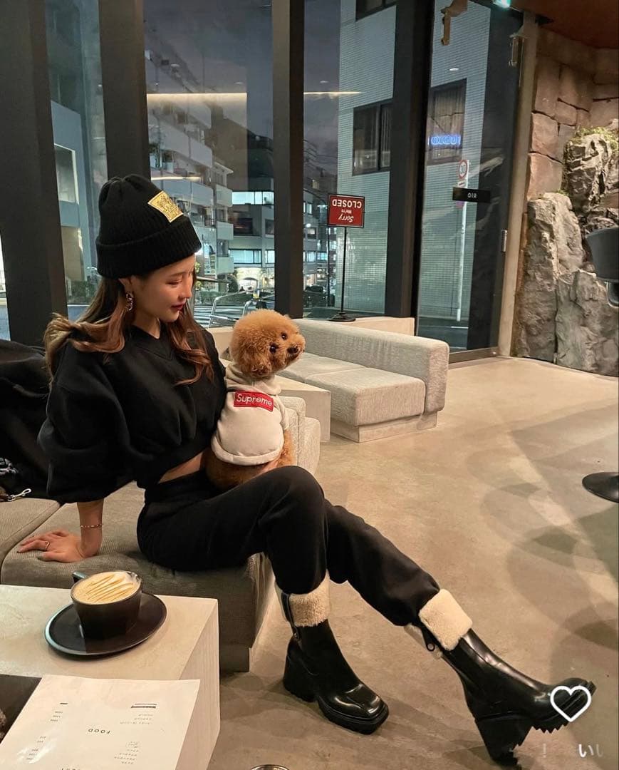 alexander wang ブラック クロップドスウェット　アレキサンダーワン