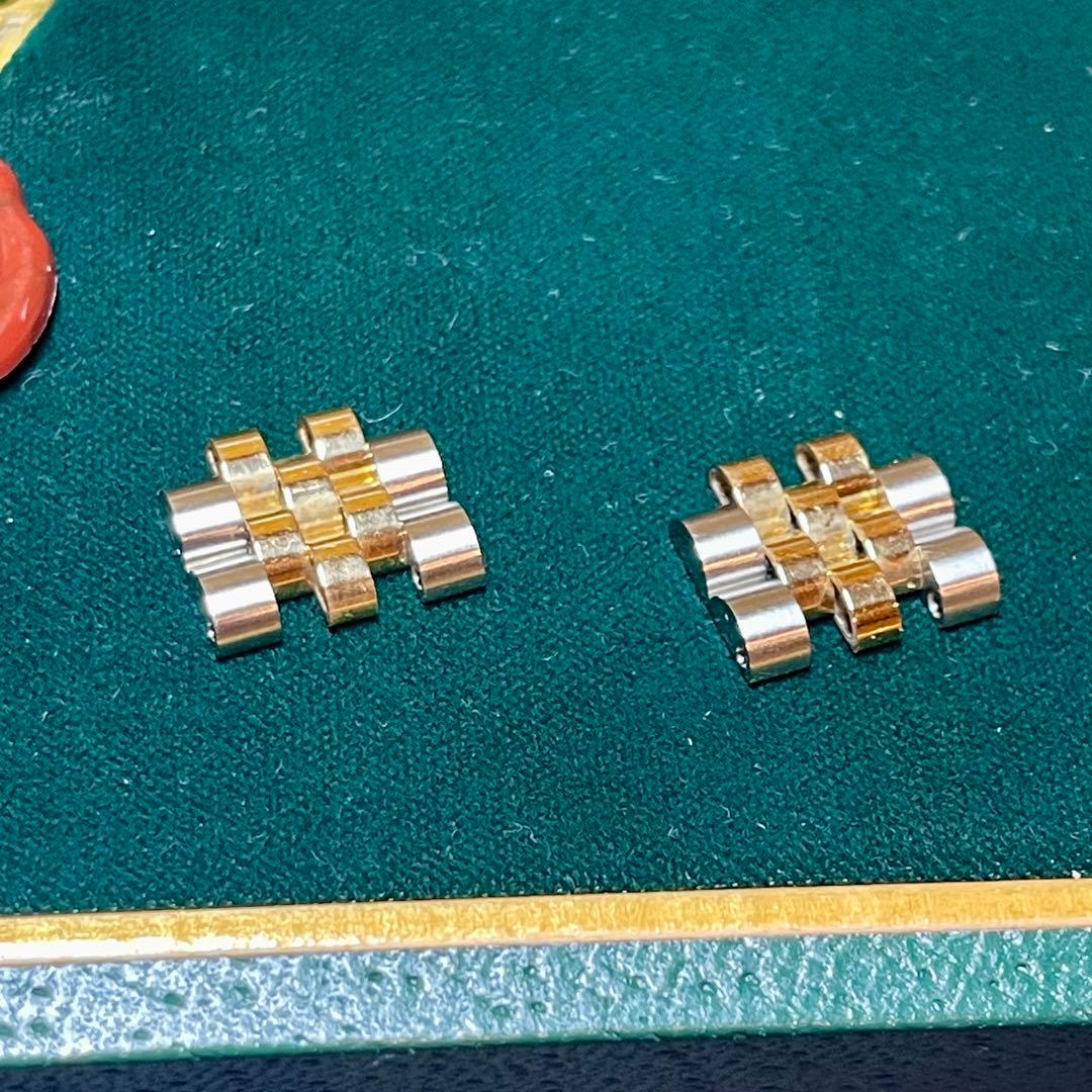 ROLEX 16013 付属品 2コマx2 YG/SSコンビ & 木製内箱 純正