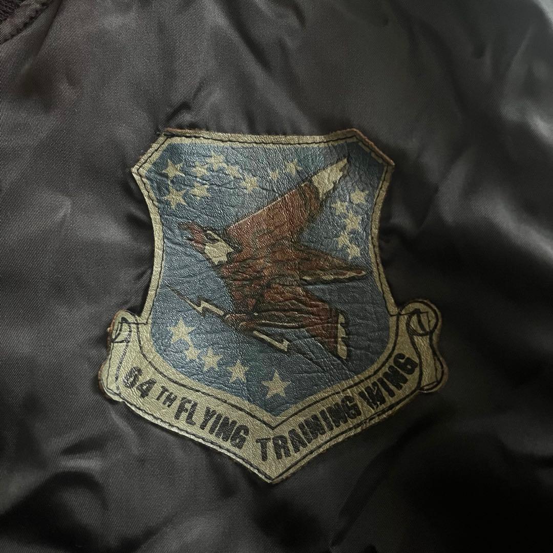 ma-1 フライトジャケット　ワッペン　ブラック リバーシブル