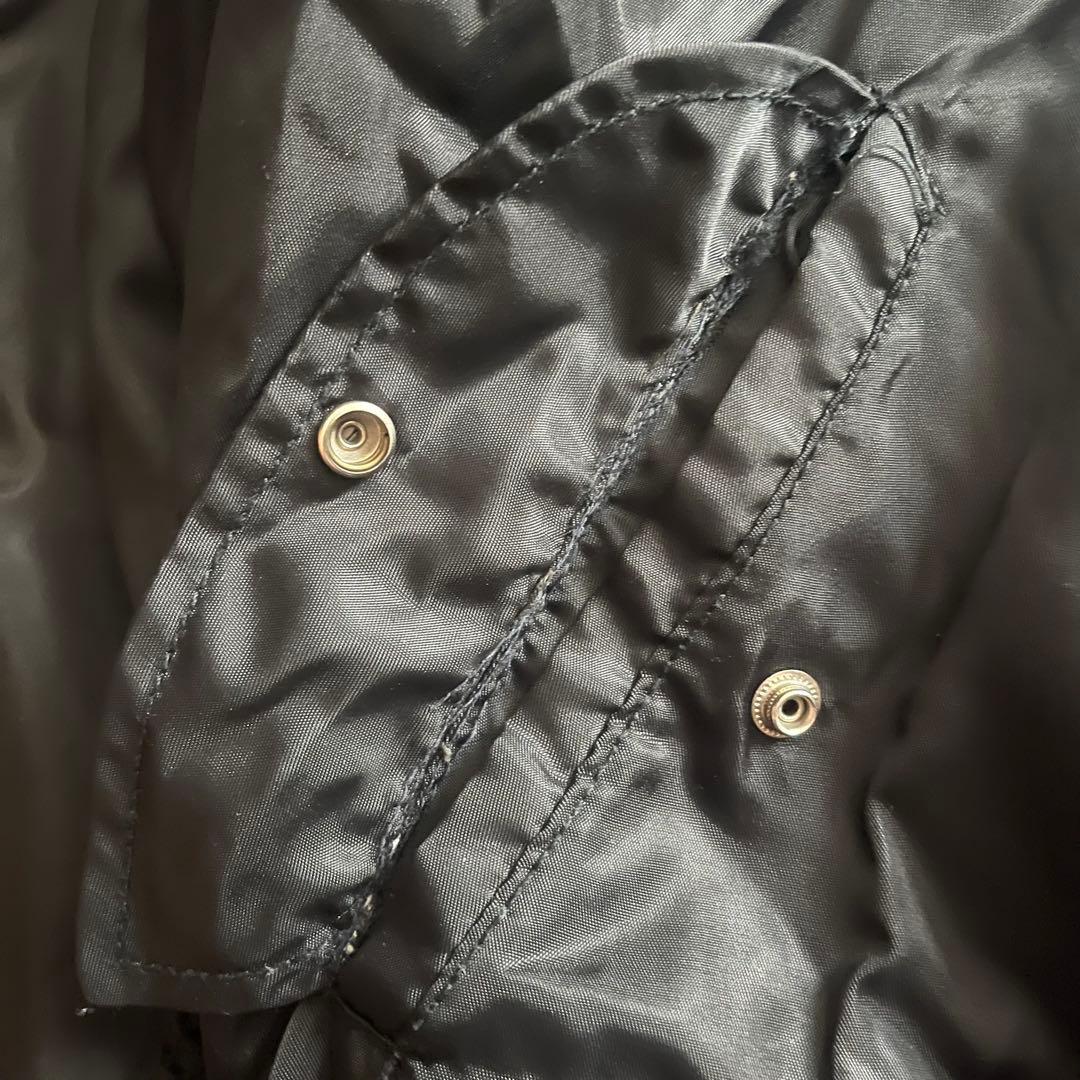 ma-1 フライトジャケット　ワッペン　ブラック リバーシブル