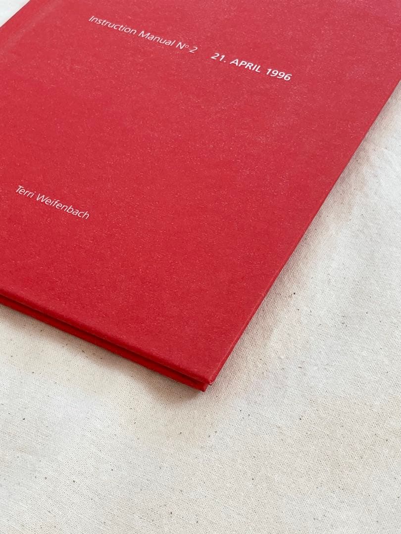 洋書 Instruction Manual No.2 Terri Weifenbach