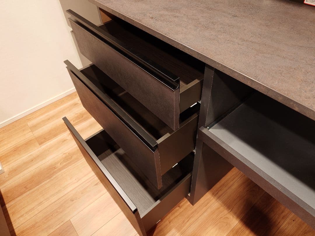 【島忠】ダイニングボード ウォルドS120KSオープン　Bセラ