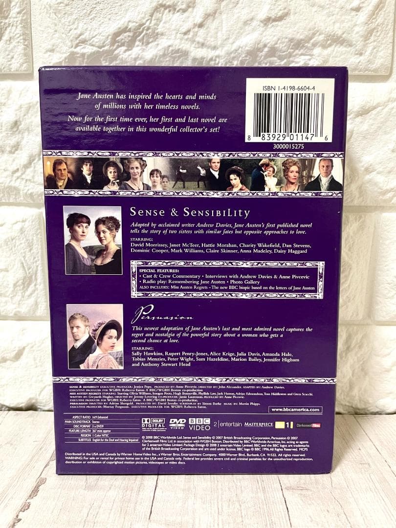 海外版 Sense & Sensibility 分別と多感 DVD BOX