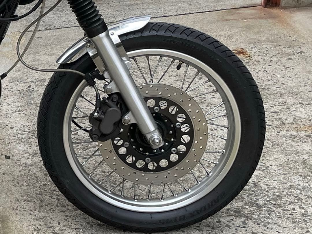 SR400 ビッグシーダー　ショートフロントフェンダー