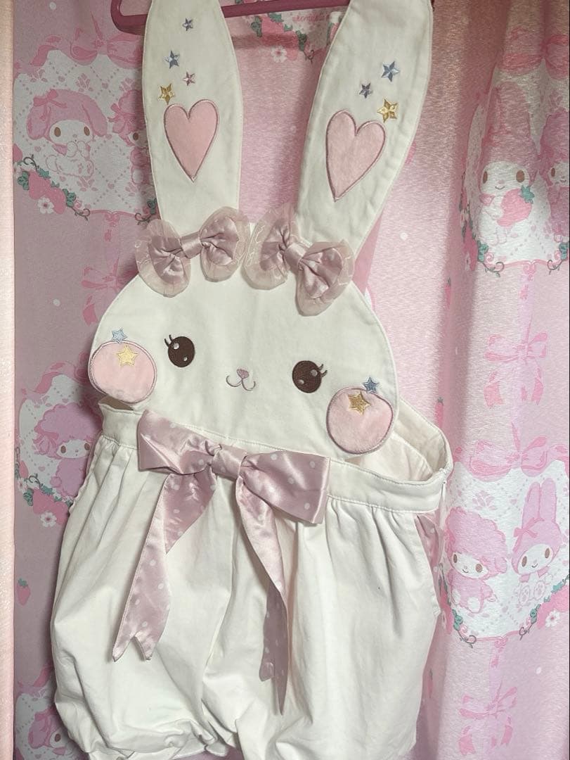 ToAlice タグ付き 新品 ゆめかわうさぎサロペットかぼちゃパンツ 未使用