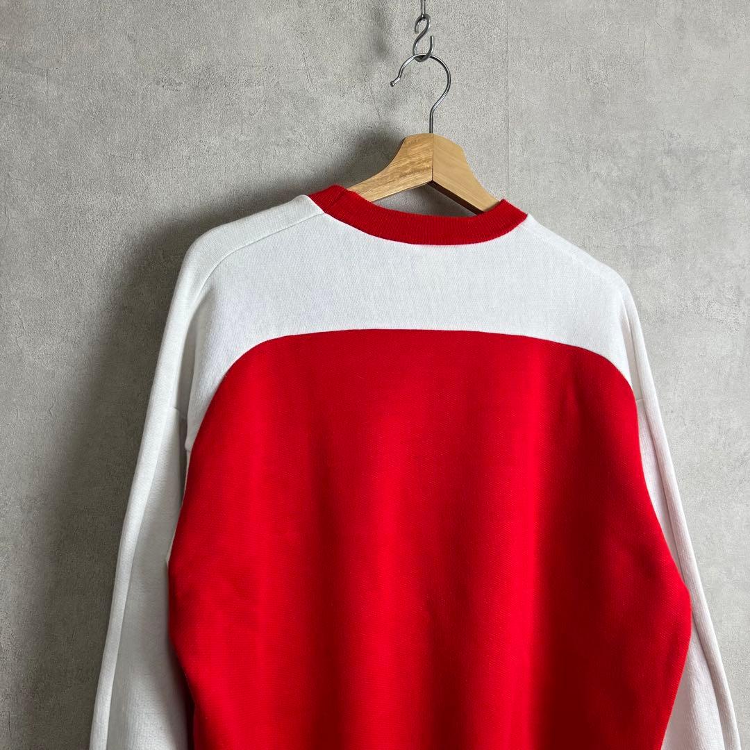 80s イタリア製 スウェットシャツ モトクロス レーシング vintage