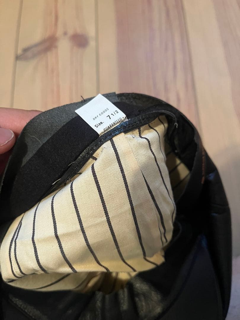 トロフィークロージング レザー　キャスケット