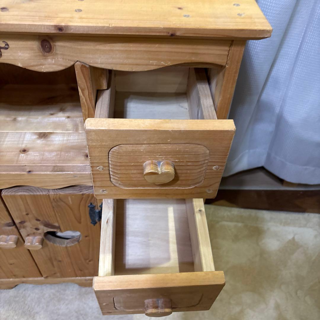 専用です❣️カントリー家具　ハート　チェスト　キャビネット